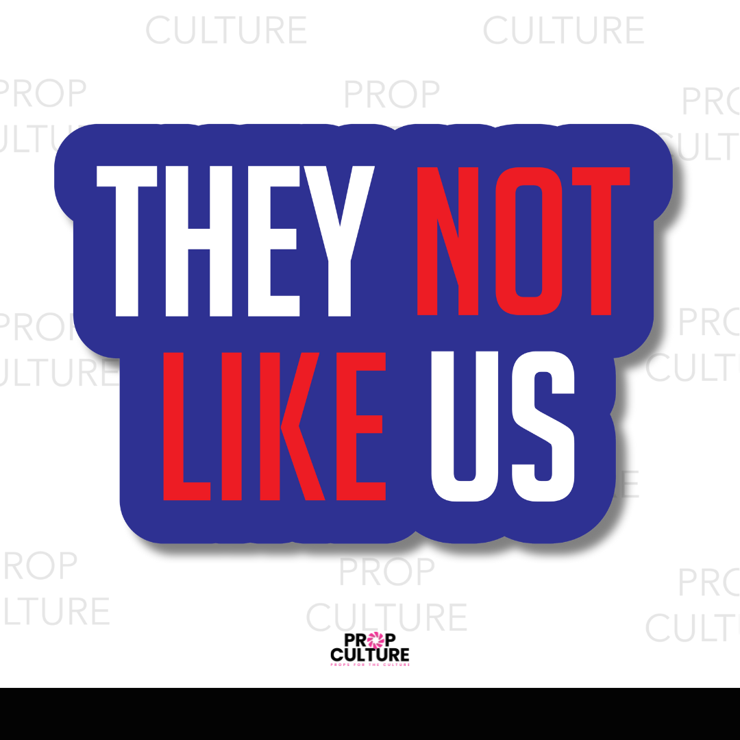 They Not Like Us Word Prop RWB