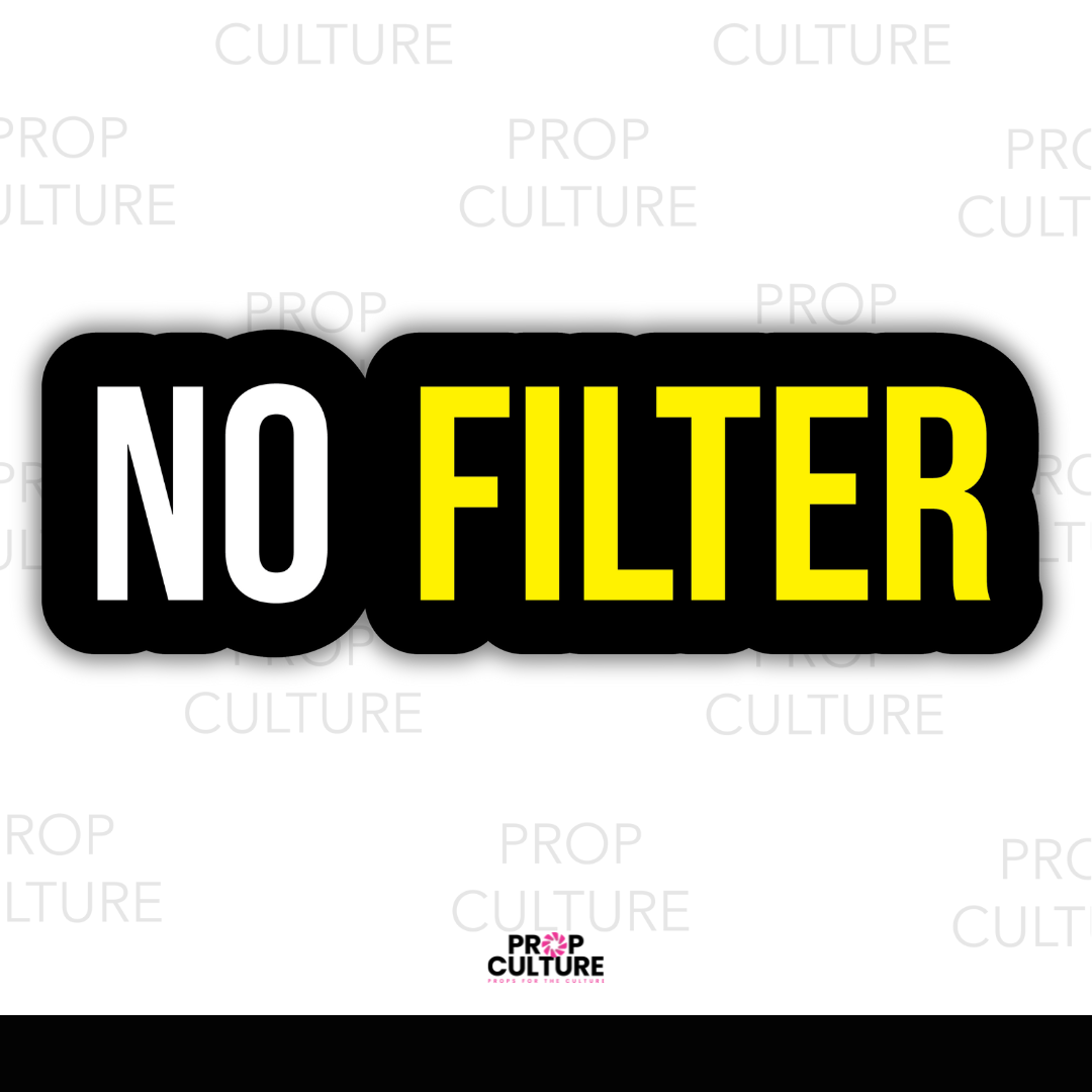 No Filter Word Prop {Backordered - Est to ship wk of 06.15}