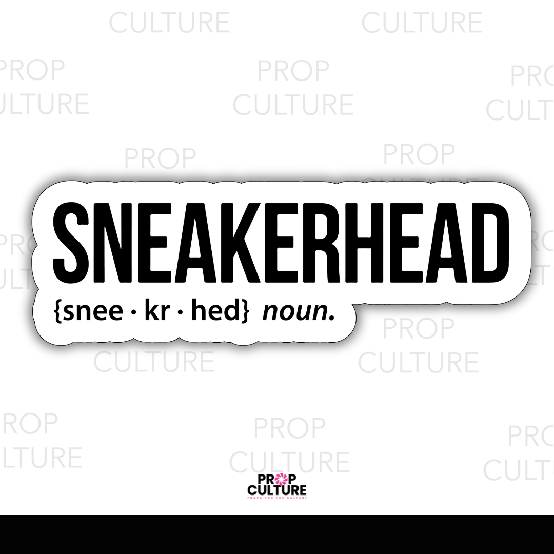 Sneakerhead Word Prop