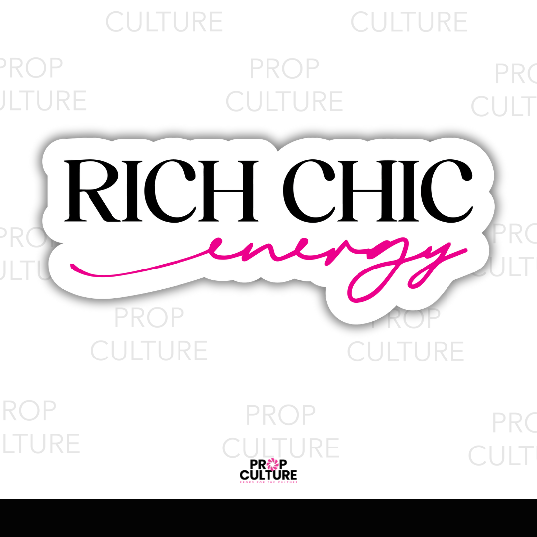 Display | Rich Chick Energy Word Prop