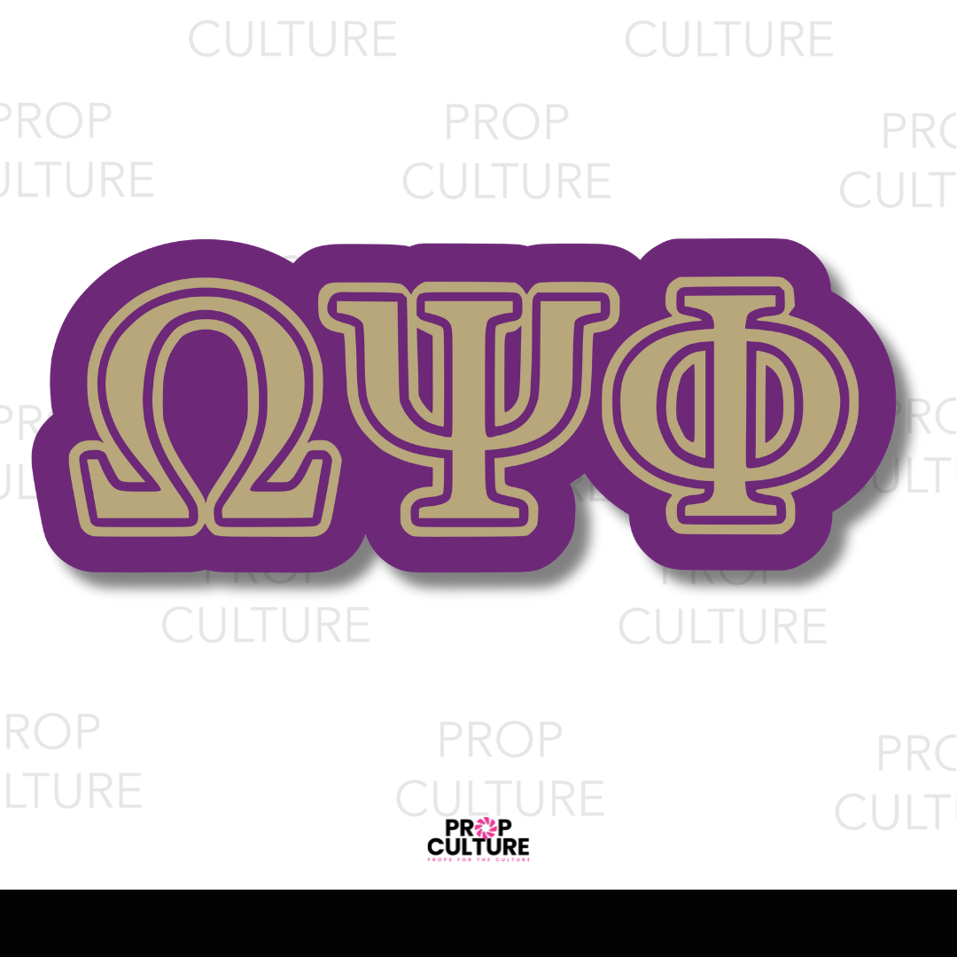 Omega Psi Phi Word Prop {Backordered - Est to ship wk of 11.10}