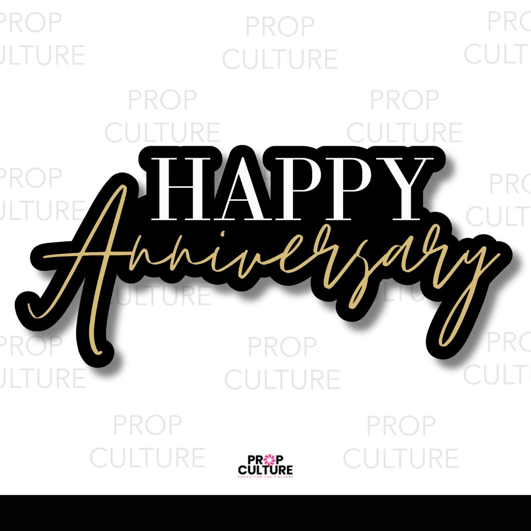Happy Anniversary Word Prop