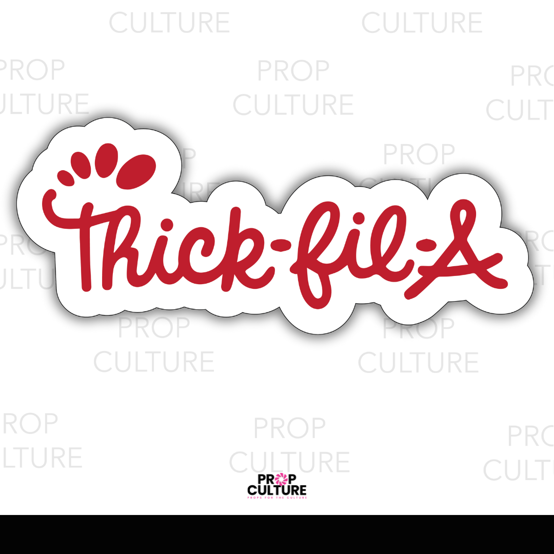 Thick-fil-A Word Prop {Backordered - Est to ship wk of 11.10}