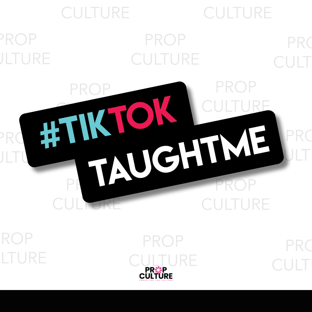 #TikTok Taught Me Word Prop {Backordered - Est to ship wk of 10.12}