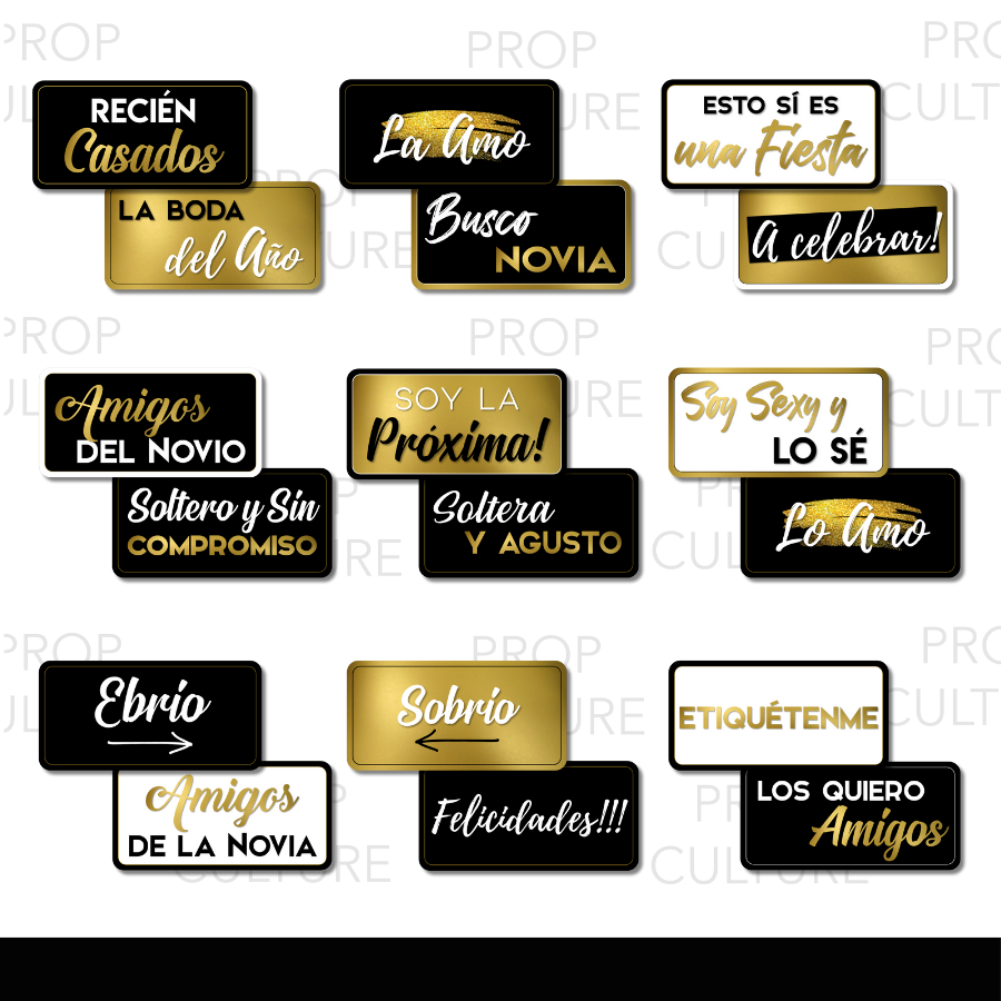 Spanish Wedding Prop Pack