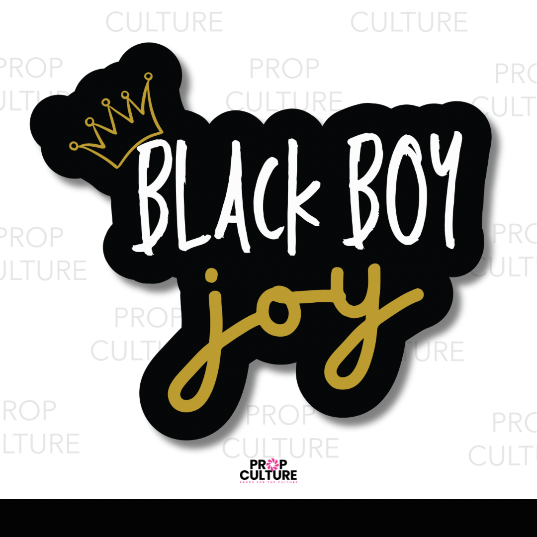 {B-Stock} Black Boy Joy Word Prop