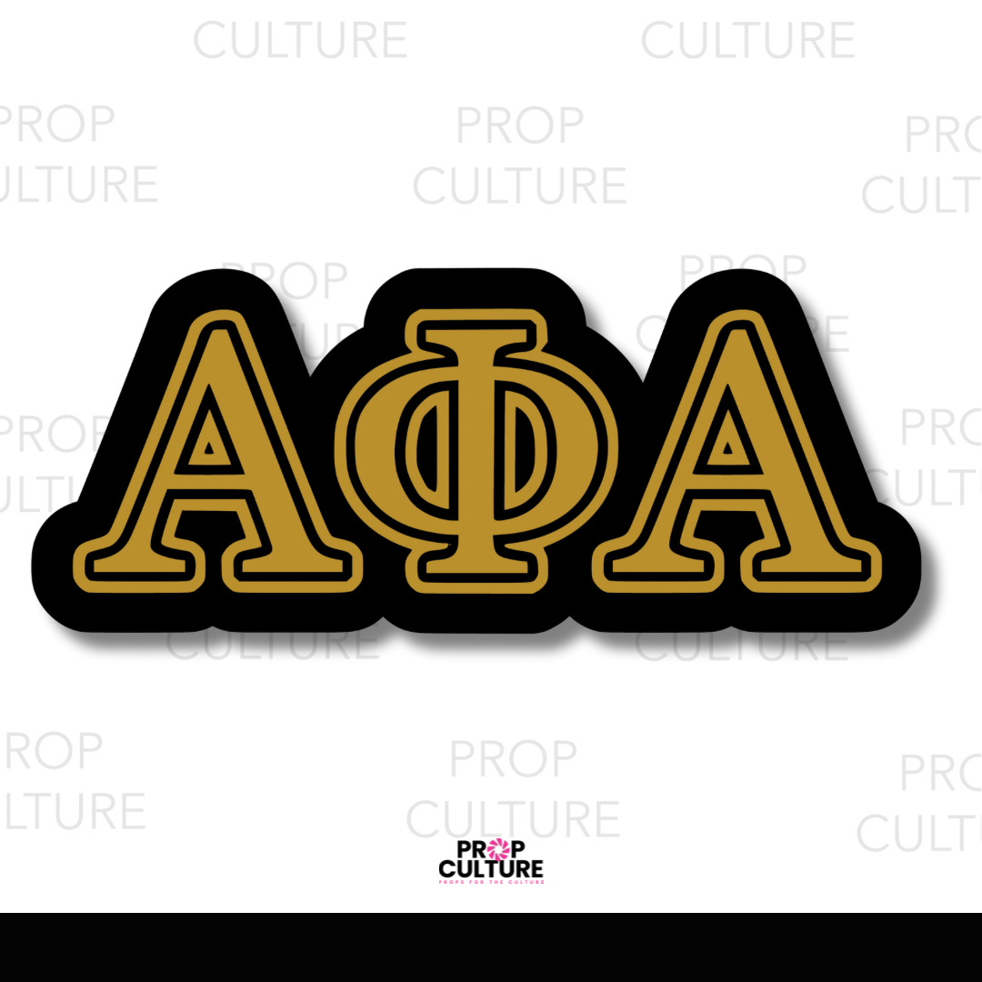Alpha Phi Alpha Word Prop {Backordered - Est to ship wk of 11.10}