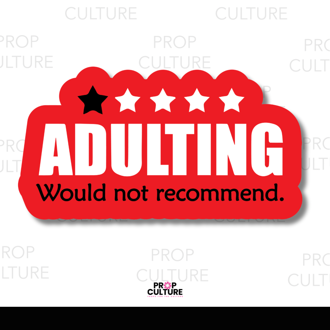Adulting - 1 Star Word Prop {Backordered - Est to ship wk of 11.10}