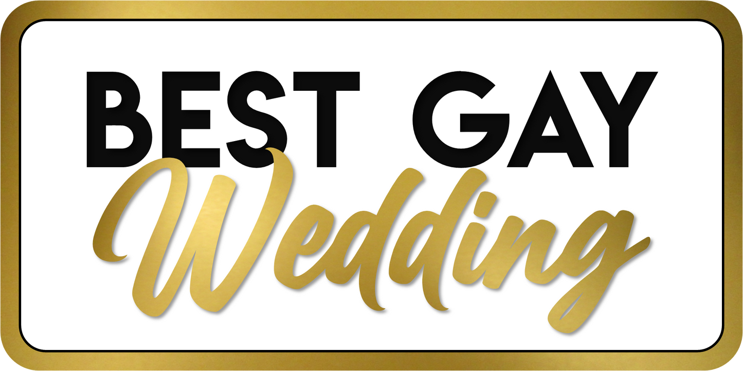 {B-Stock} Best Gay Wedding / Equally Wed Prop
