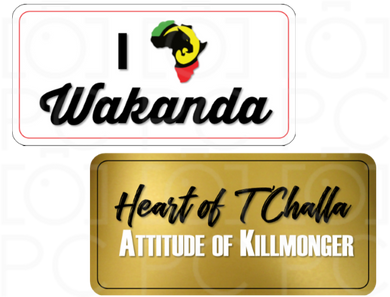 B-Stock I ❤ Wakanda / Heart of T'Challa... Attitude of Killmonger