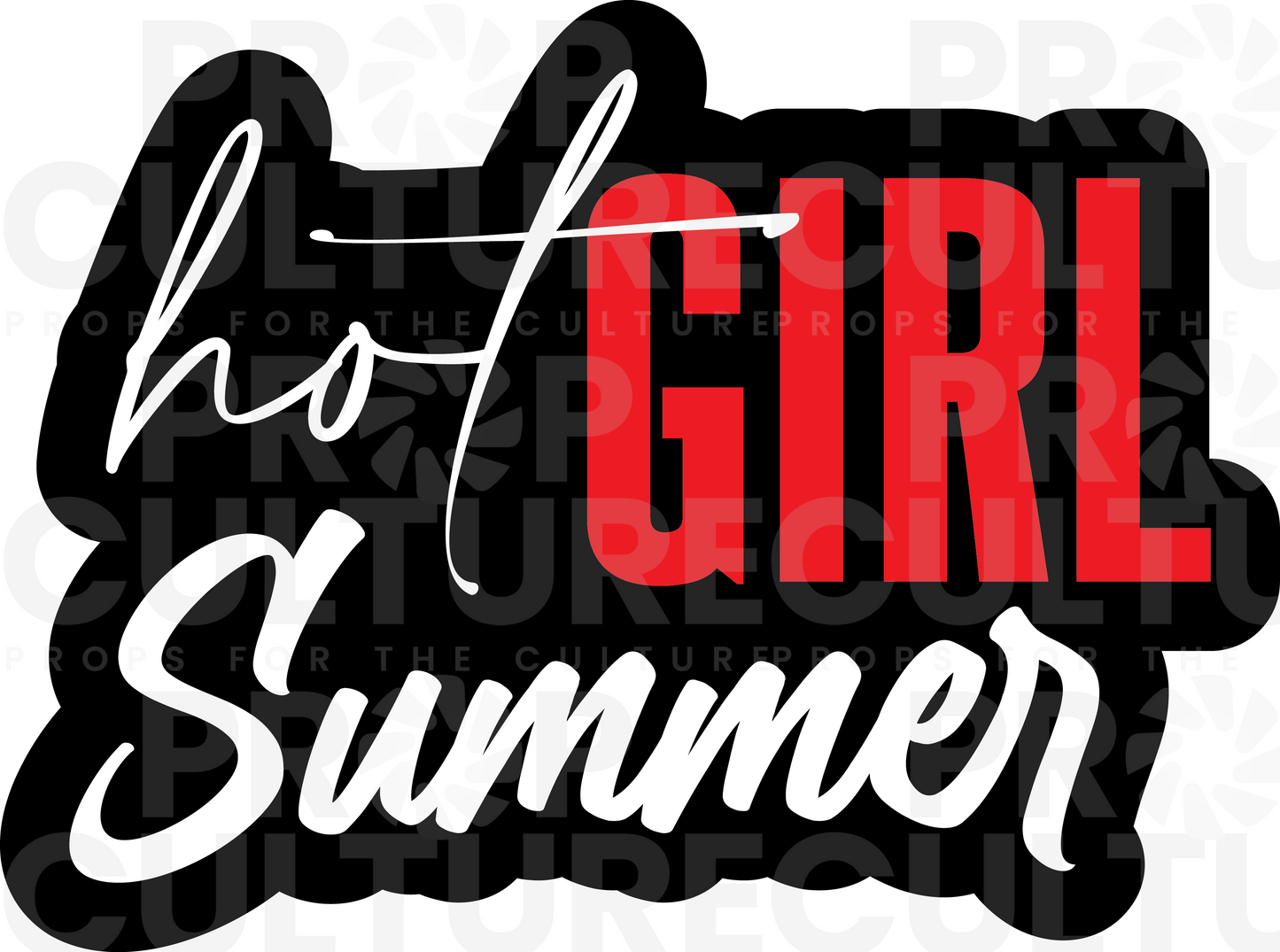 Hot Girl Summer Word Prop {Backordered - Est to ship wk of 06.15}