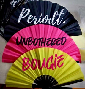 Unbothered Satin Statement Fan