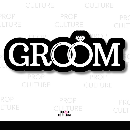Groom Word Prop
