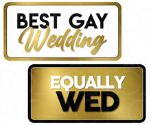 Load image into Gallery viewer, Gay Wedding Prop Pack