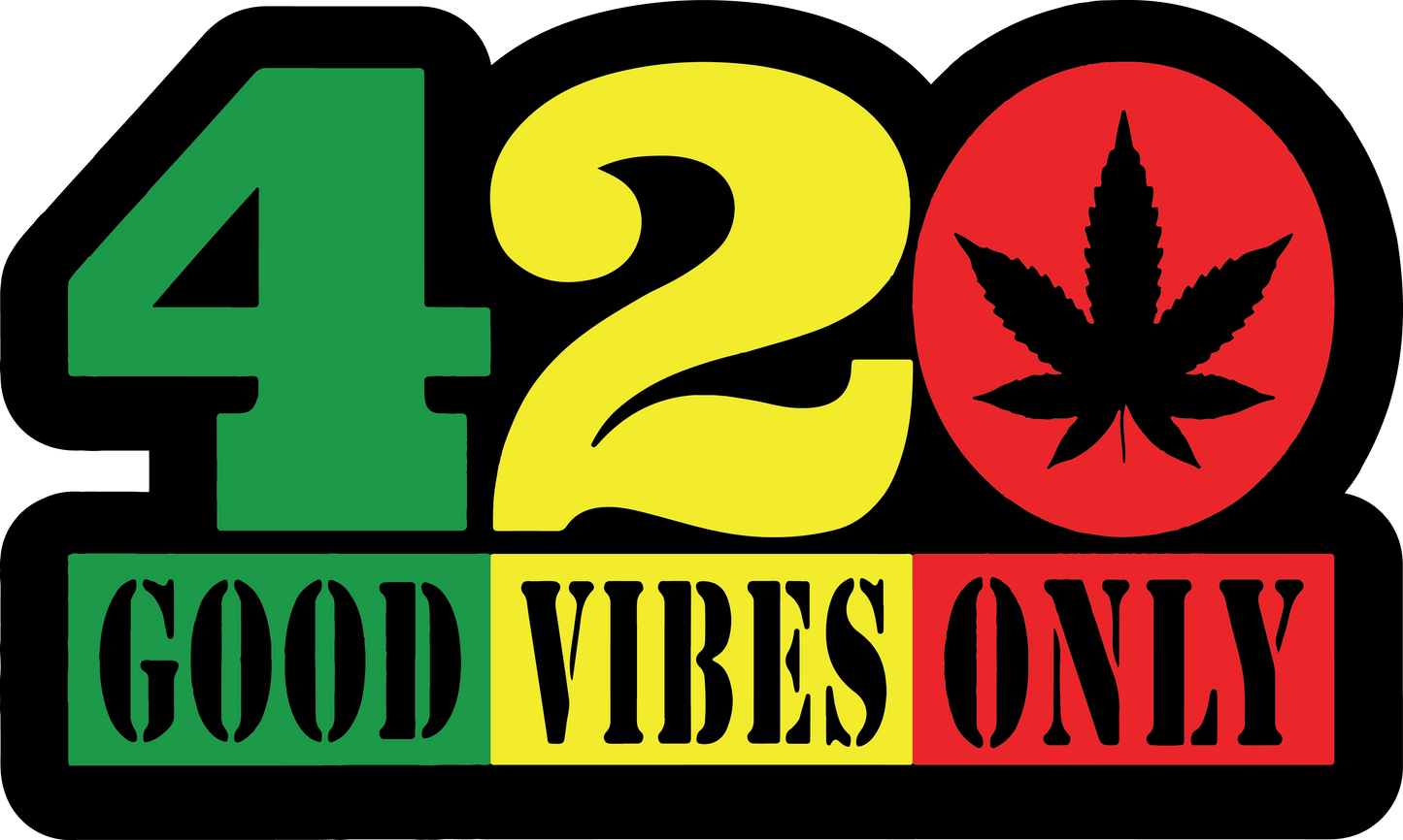 420 Good Vibes Only Word Prop {Backordered - est to ship wk of 02.03}