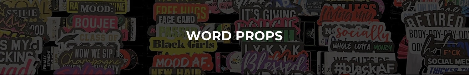 Word Photo Booth Props – Modern, Trendy, Durable Designs for Every ...