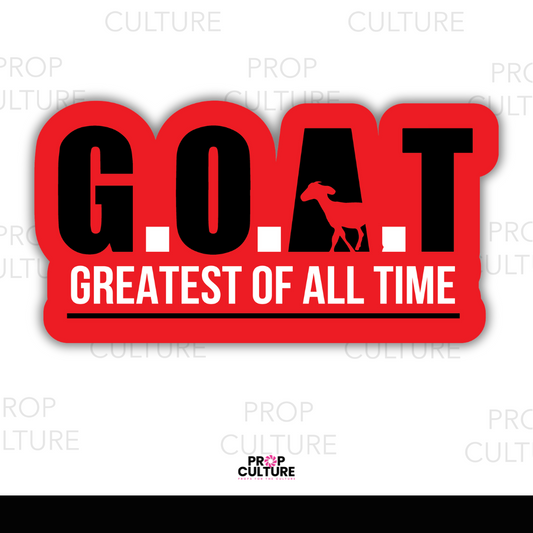 GOAT {Greatest of all Time} Word Prop {Backordered - Est to ship Mid Sept}