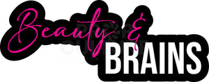 Beauty & Brains Word Prop