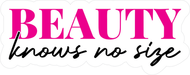 Beauty Knows No Size Word Prop {Pre Order - Est to ship wk of 04.01}