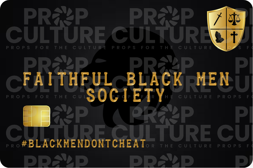 B-Stock Black Men Don't Cheat / Millionaire's Club VIP Card