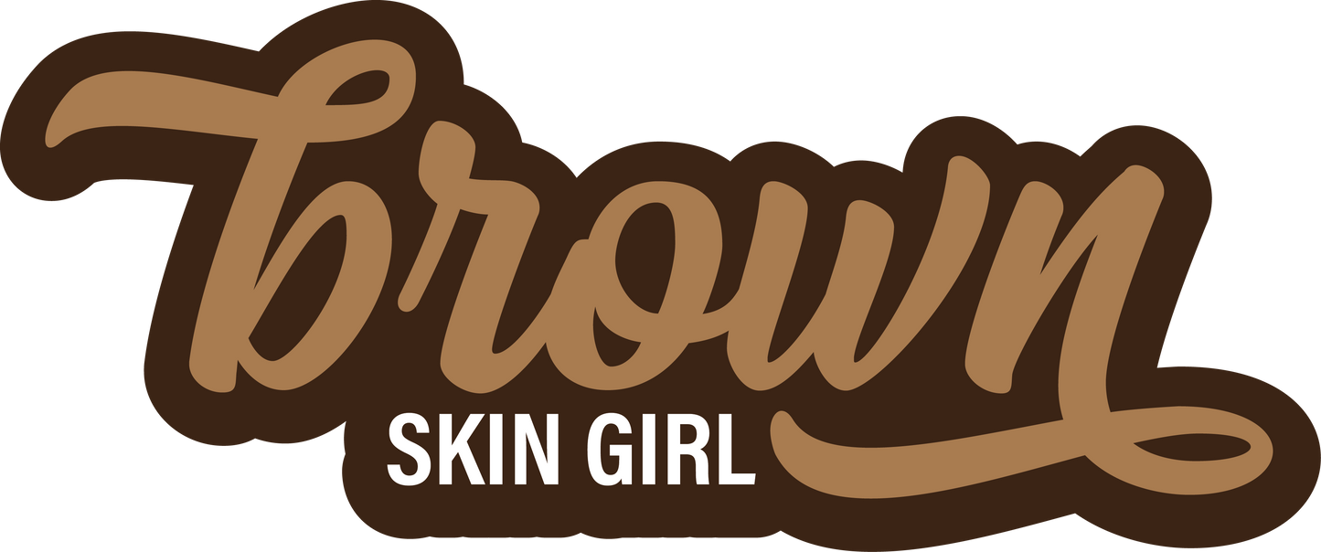 B-Stock Brown Skin Girl Word Prop