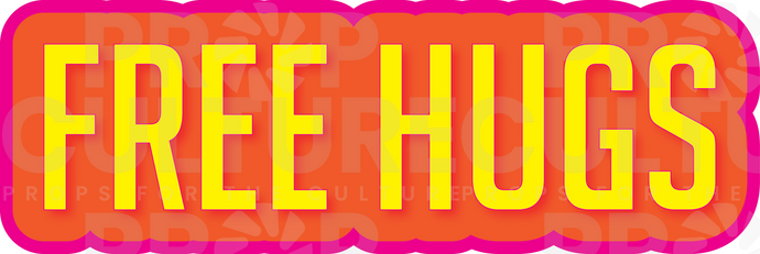 B-Stock Free Hugs Individual Word Prop