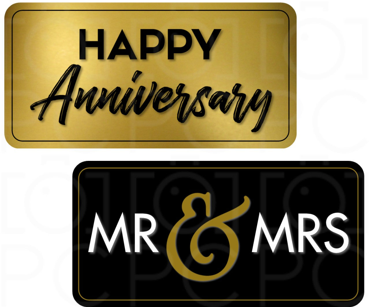 Display | Happy Anniversary / Mr & Mrs