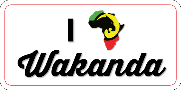B-Stock I Love Wakanda/Heart of T'Challa  Prop
