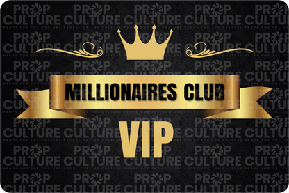 B-Stock Black Men Don't Cheat / Millionaire's Club VIP Card