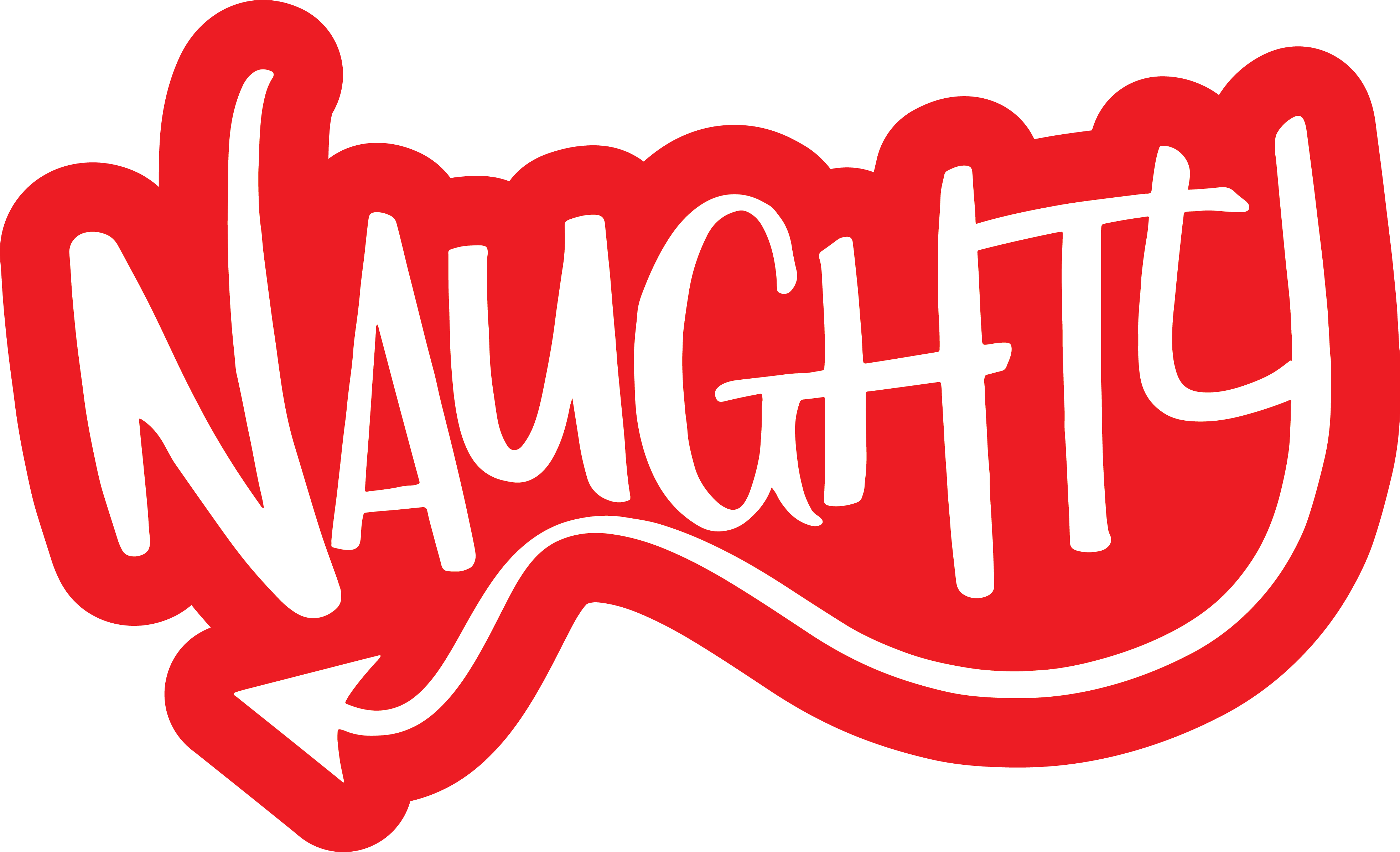 Pvc Sign Prop Naughty Christmas Word Prop | PVC Photo Booth Sign – Prop Culture