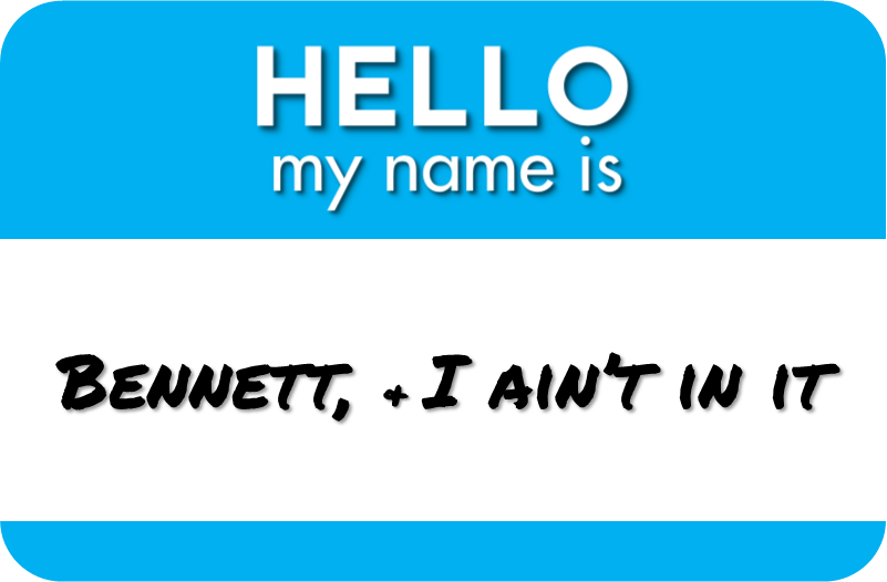 B-Stock Hello my name is Bennett, & I Ain't in it / Petty LaBelle