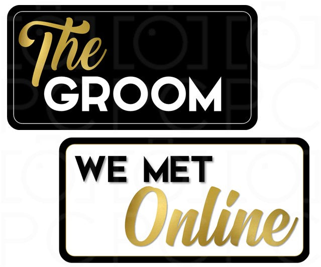 Display | The Groom / We Met Online