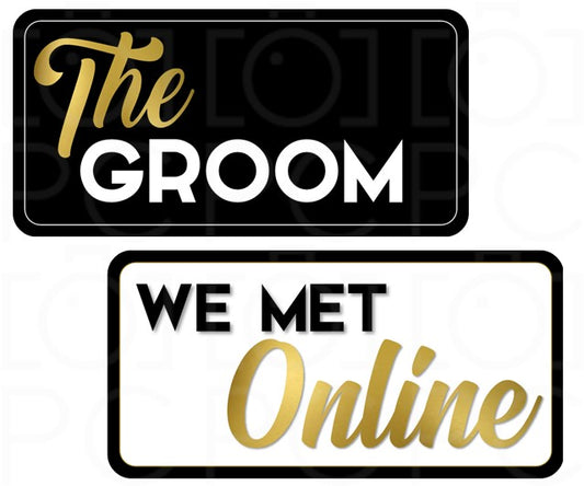 Display | The Groom / We Met Online