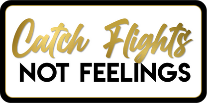 B-Stock Catch Flights, Not Feelings / Do It For the Plot Prop
