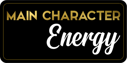 B-Stock It's Giving / Main Character Energy Prop