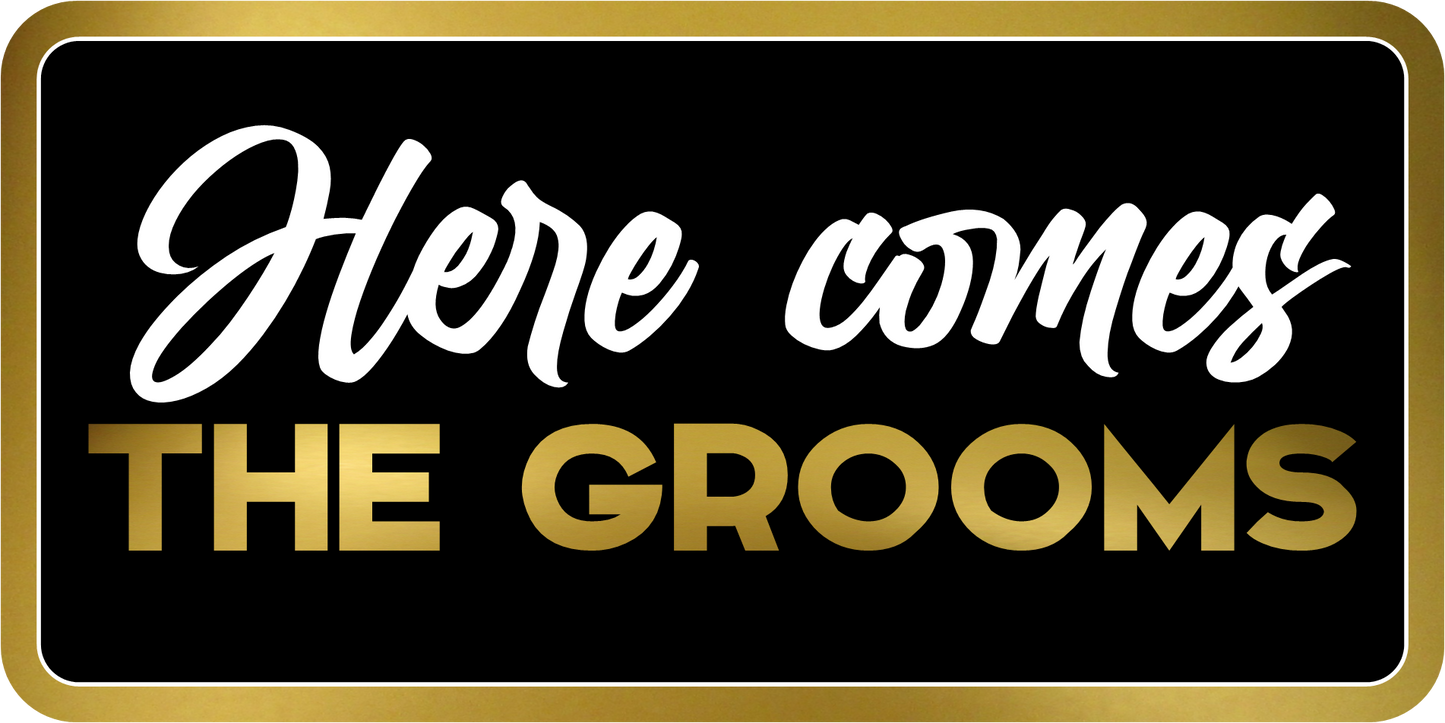 B-Stock Here comes the Brides / Here comes the Grooms Prop