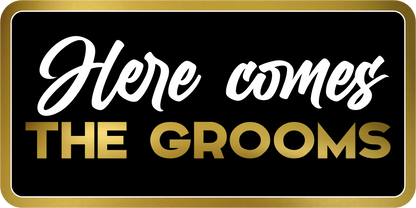 B-Stock Here comes the Brides / Here comes the Grooms Prop
