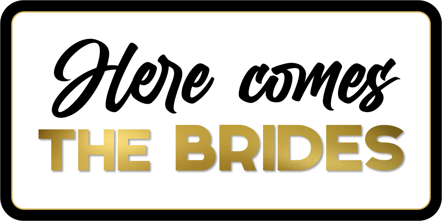 B-Stock Here comes the Brides / Here comes the Grooms Prop