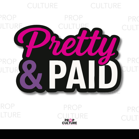 Pretty & Paid Word Prop {Backordered - Est to ship Mid Sept}