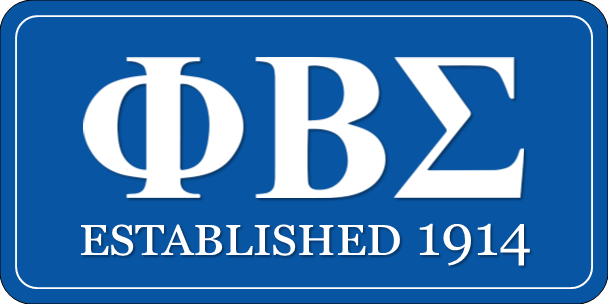 B-Stock ΦΒΣ Established 1914 / I Bleed Blue Prop