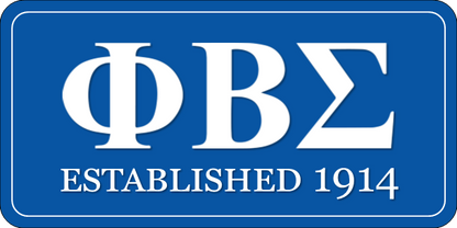 B-Stock ΦΒΣ Established 1914 / I Bleed Blue Prop