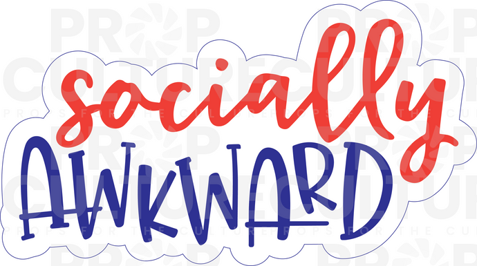 Socially Awkward Word Prop