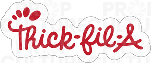 Thick-fil-A Word Prop {Backordered - Est to ship wk of 03.25}
