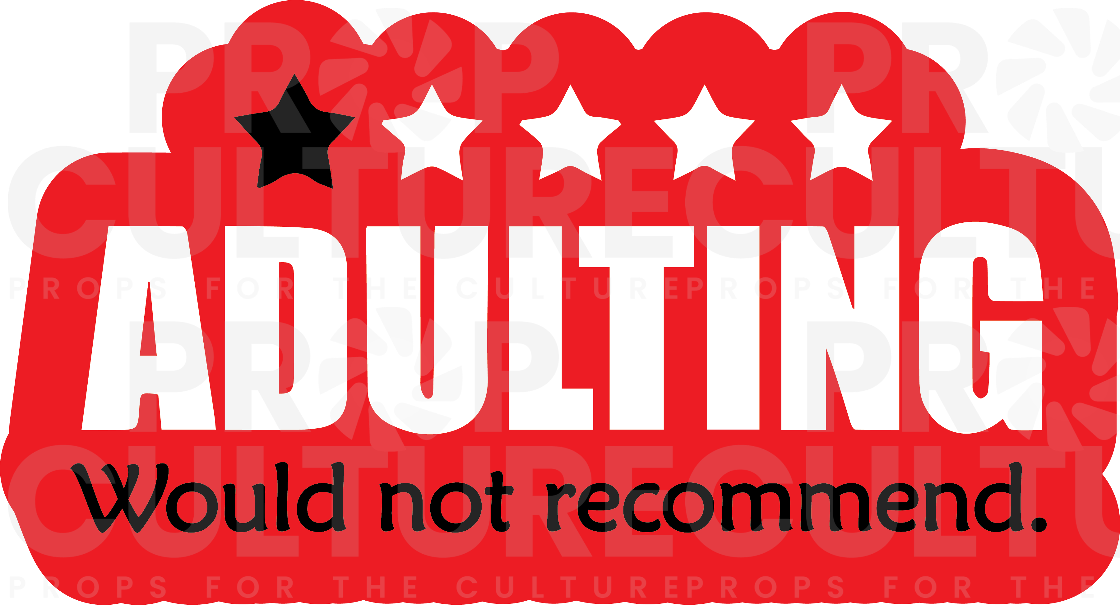 adulting-1-star-word-prop