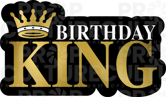 Birthday King Word Prop