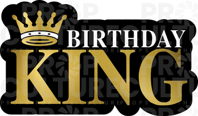 Birthday King Word Prop