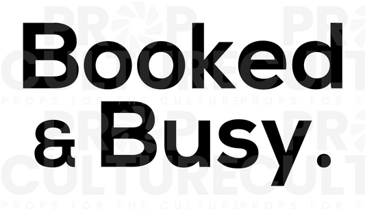 Booked & Busy Individual Word Prop