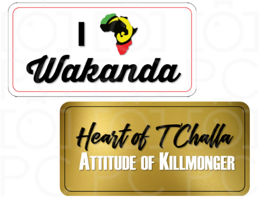 B-Stock I ❤ Wakanda / Heart of T'Challa... Attitude of Killmonger