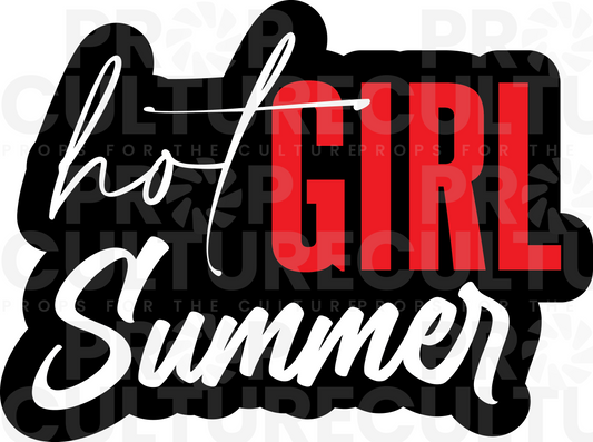 Hot Girl Summer Word Prop