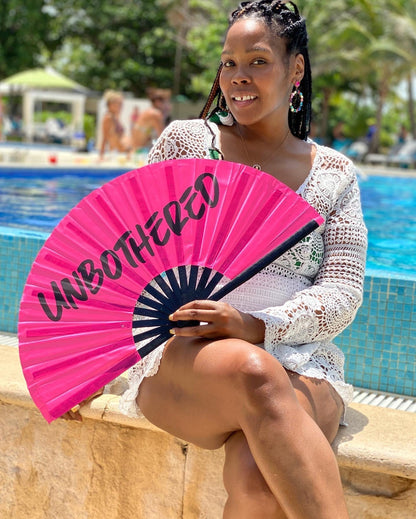 Unbothered Satin Statement Fan